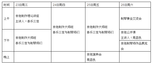 吉他时代“制琴小艺术节”，约吗？